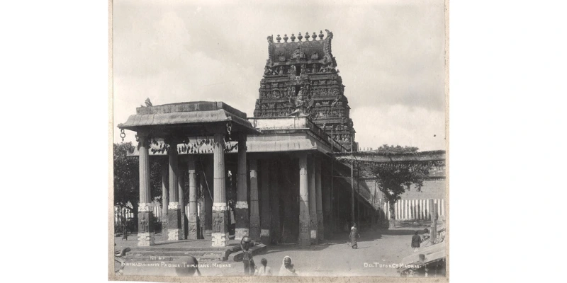 Parthasarathy Temple, Triplicane, Chennai- 1890s